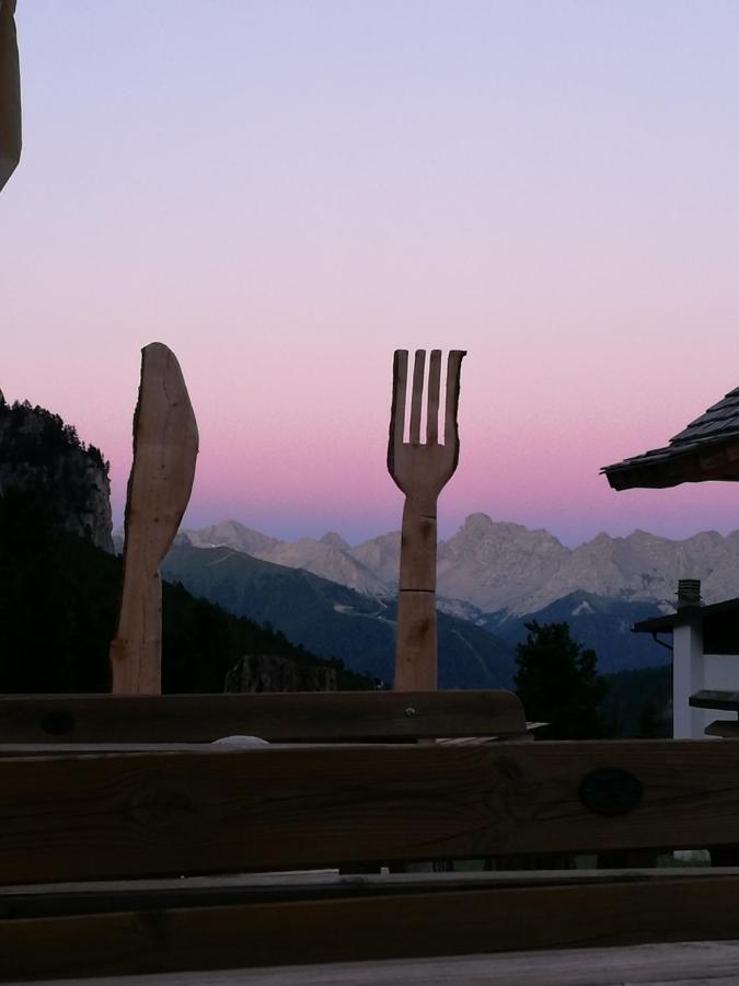 Rifugio Stella Alpina Spiz Piaz Per Escursionisti Hotell Pozza di Fassa Eksteriør bilde